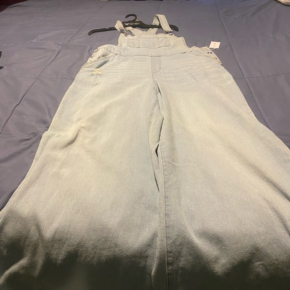 Jessica Simpson Light Blue Denim Overalls - Picture 3 of 3